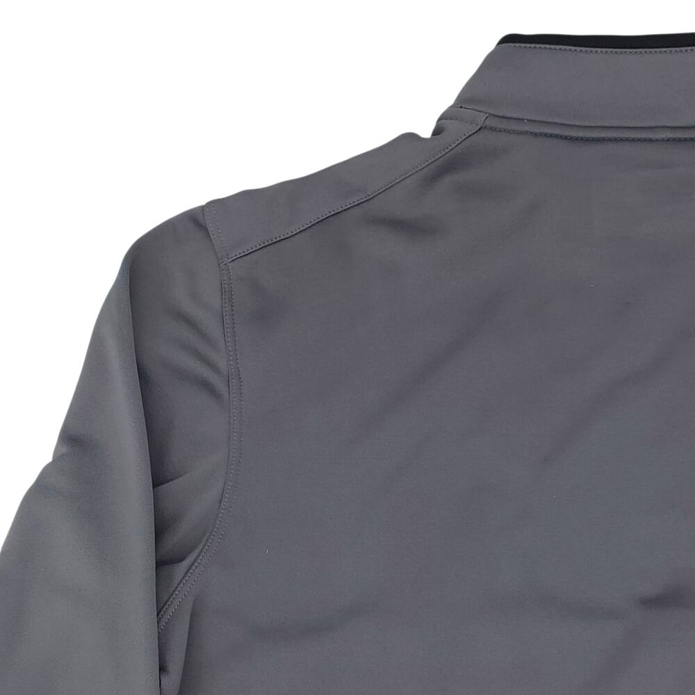 Nike Golf Jacket Mens Small Gray White Pullover 1/4 Zip Standard Therma Fit - Picture 9 of 12